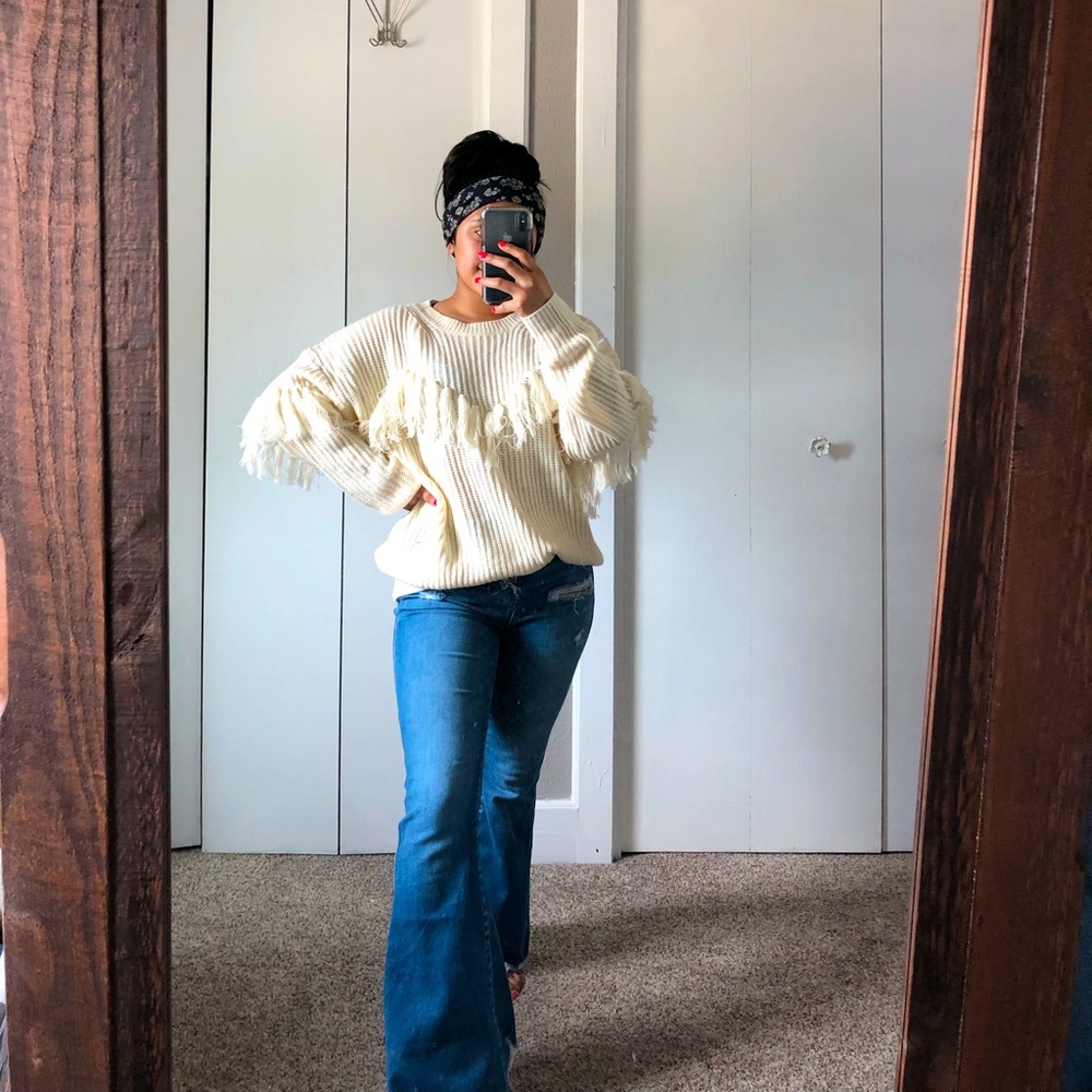 Comfy western sweater